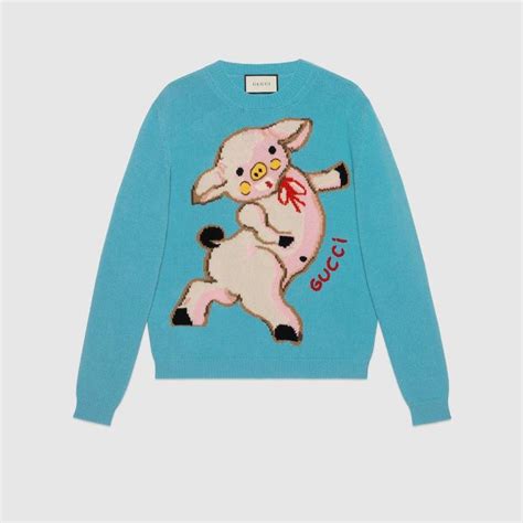 gucci piglet sweat shirt|Gucci Sweaters & Cardigans for Women .